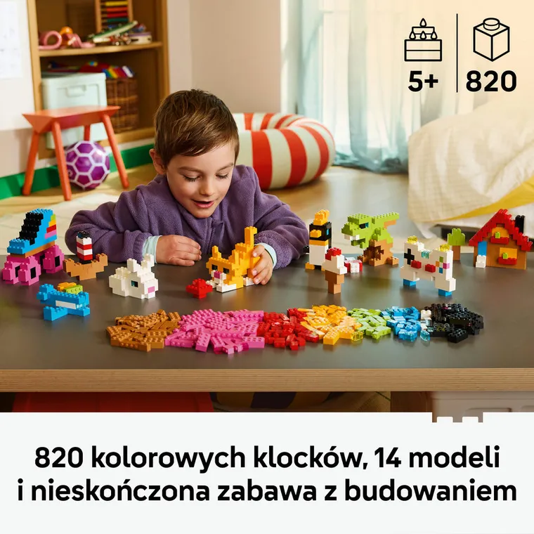 LEGO Classic, Kreatywne kolorowe klocki, 11045