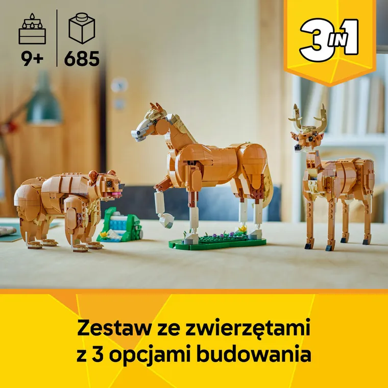 LEGO Creator 3 w 1, Piękny koń, 31166