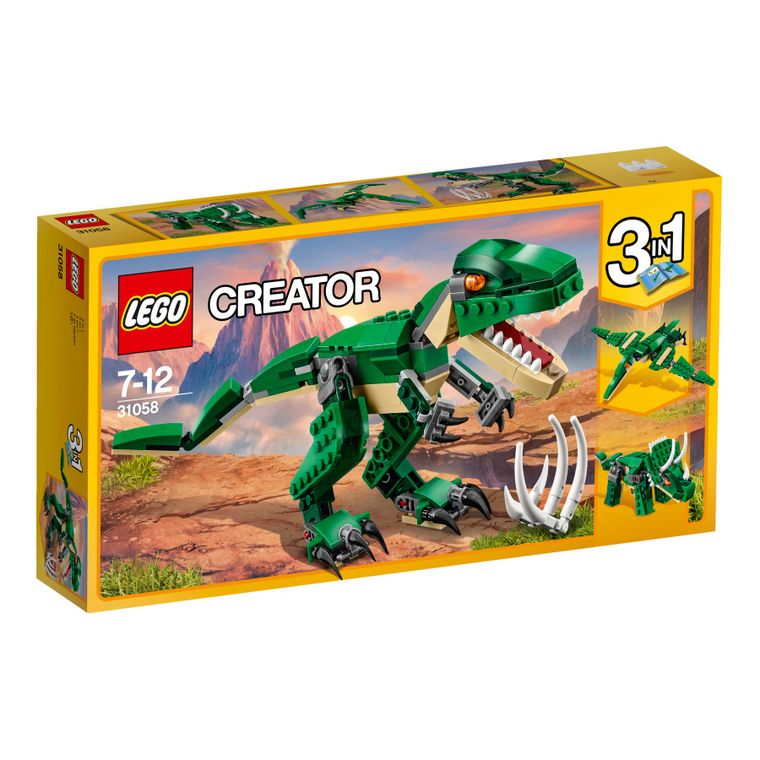 LEGO Creator 3w1, Potężne dinozaury, zabawka, 31058