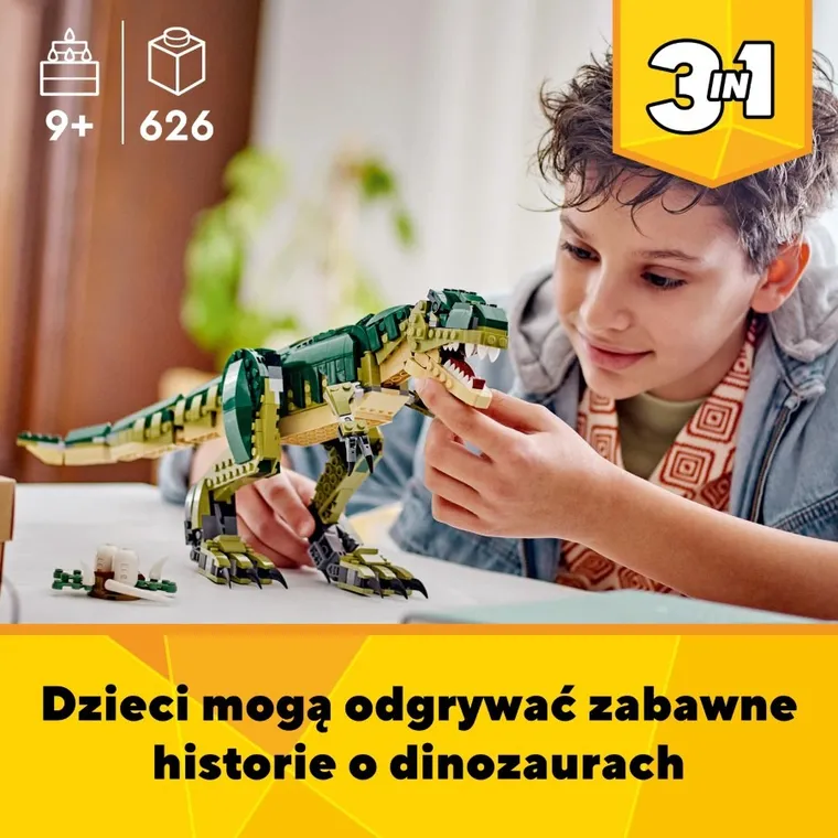 LEGO Creator 3w1, Tyranozaur, 31151