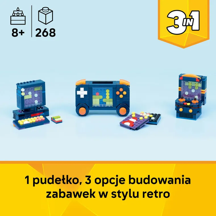 LEGO Creator, Konsola do gry retro, 31380