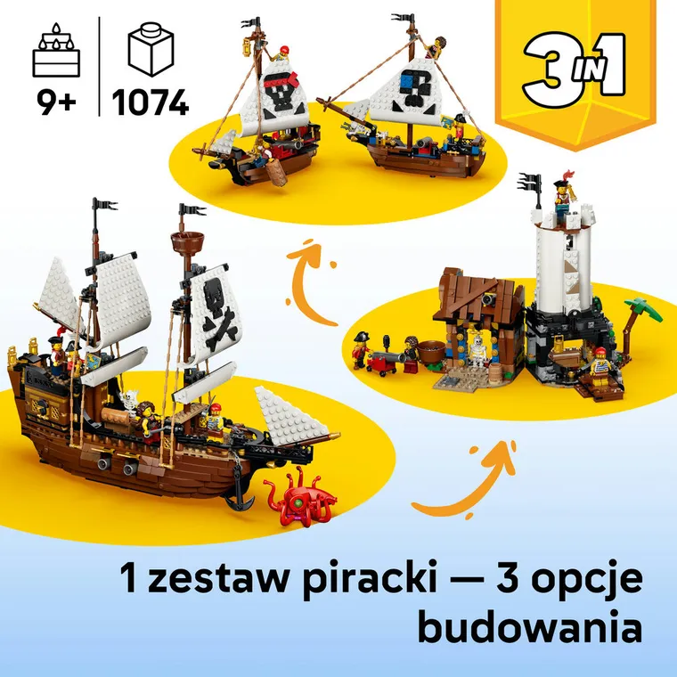 LEGO Creator, Legendarny statek piracki, 31387