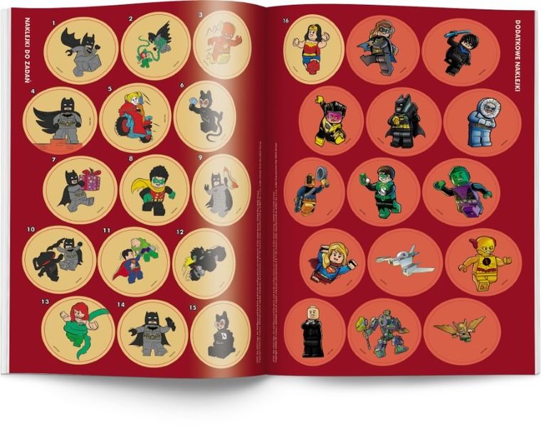 LEGO DC Comics. Kolorowanka z naklejkami