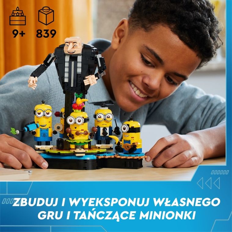 LEGO Despicable Me 4, Gru i minionki z klocków, 75582