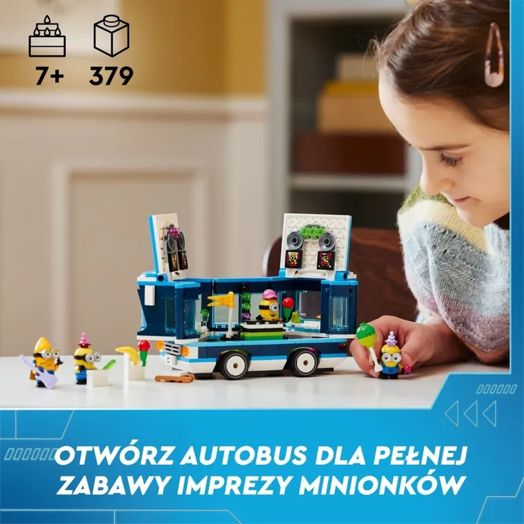 LEGO Despicable Me 4, Imprezowy autobus minionków, 75581