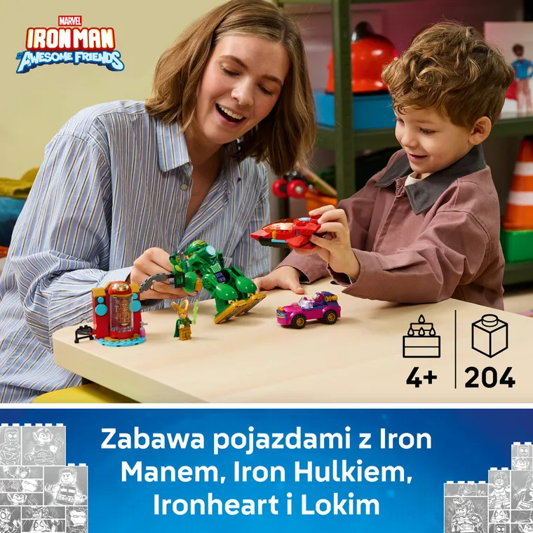 LEGO Disney Junior Marvel, Loki kontra drużyna Iron Mana, 11211