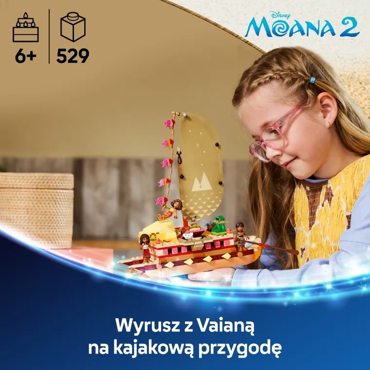 LEGO Disney Princess, Kajakowa przygoda Vaiany, 43270
