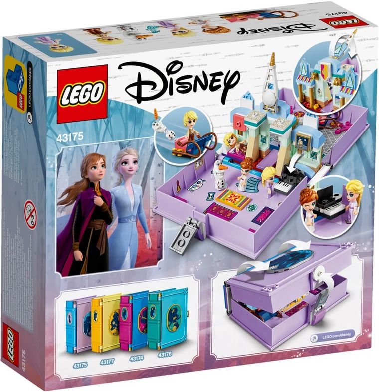 LEGO Disney Princess, Książka z przygodami Anny i Elsy, 43175