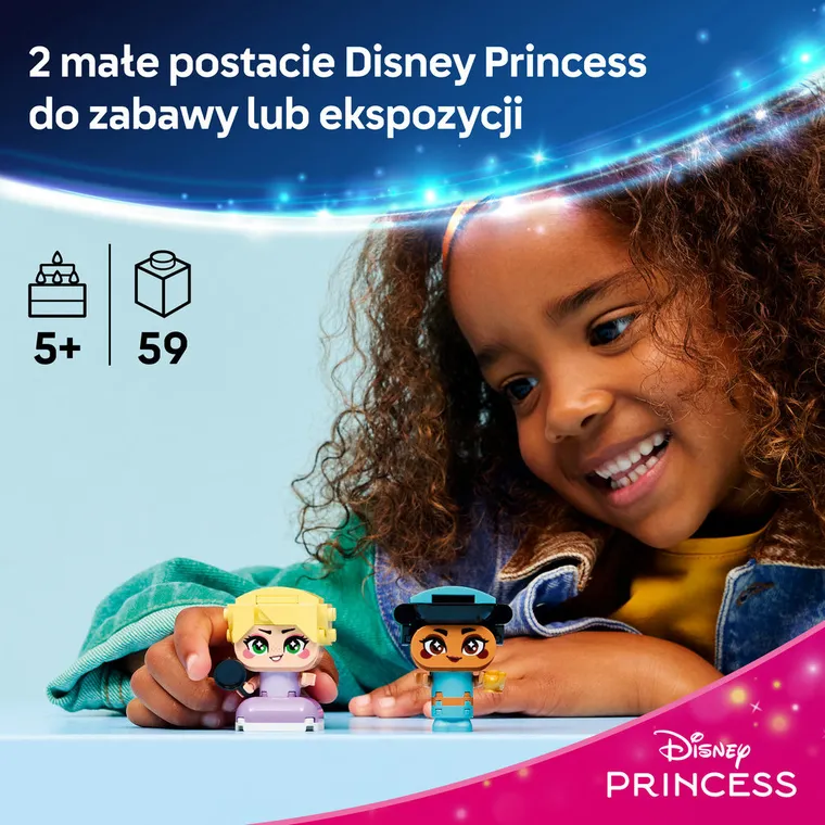 LEGO Disney Princess, Mała Dżasmina i Roszpunka, 43303