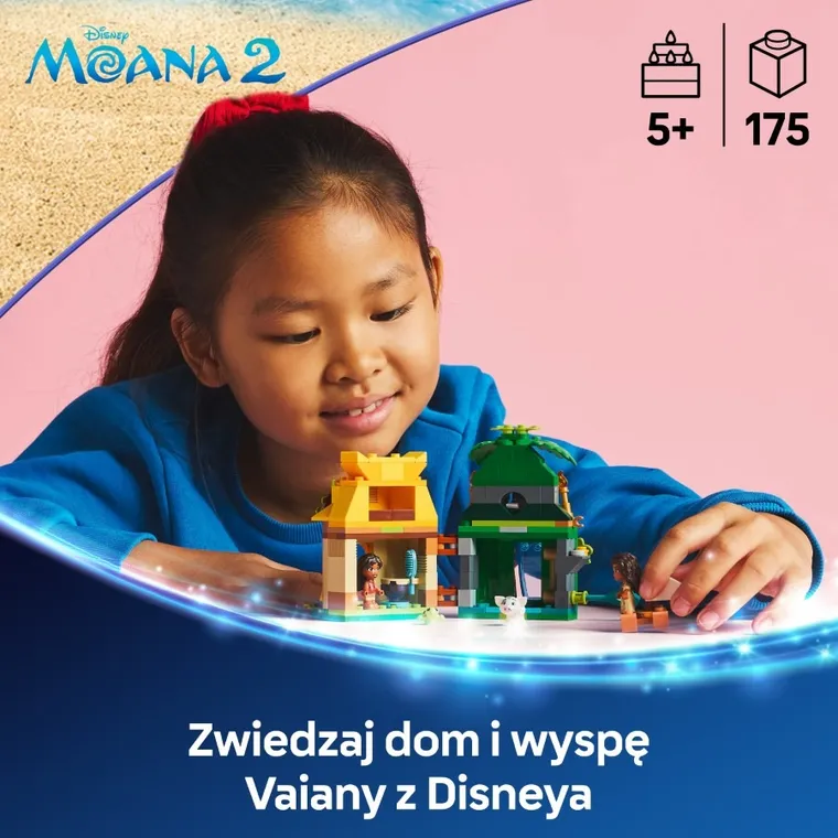 LEGO Disney Princess, Zabawy Vaiany na wyspie, 43260