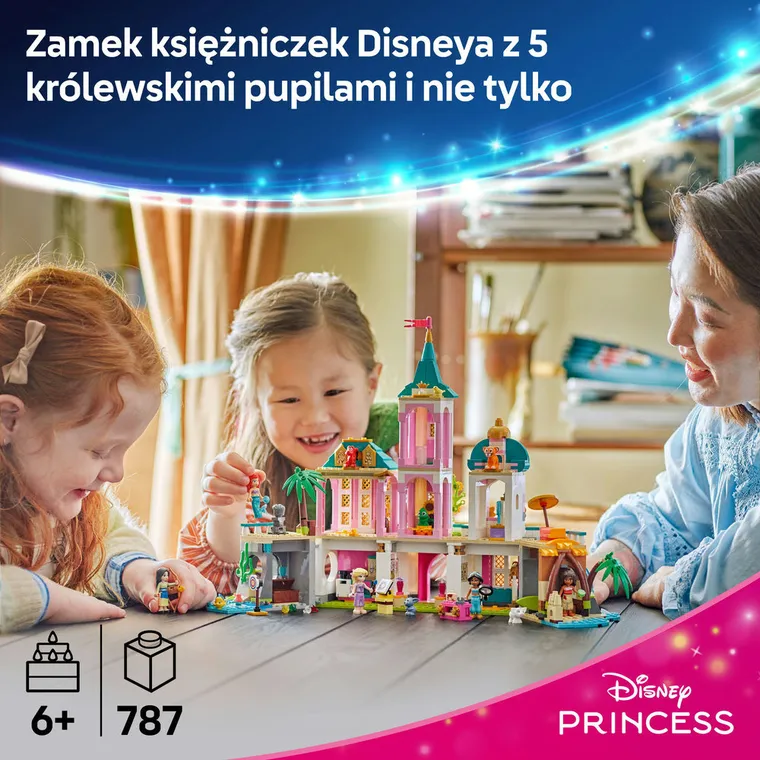 LEGO Disney Princess, Zamek księżniczek i królewskie zwierzaki, 43267