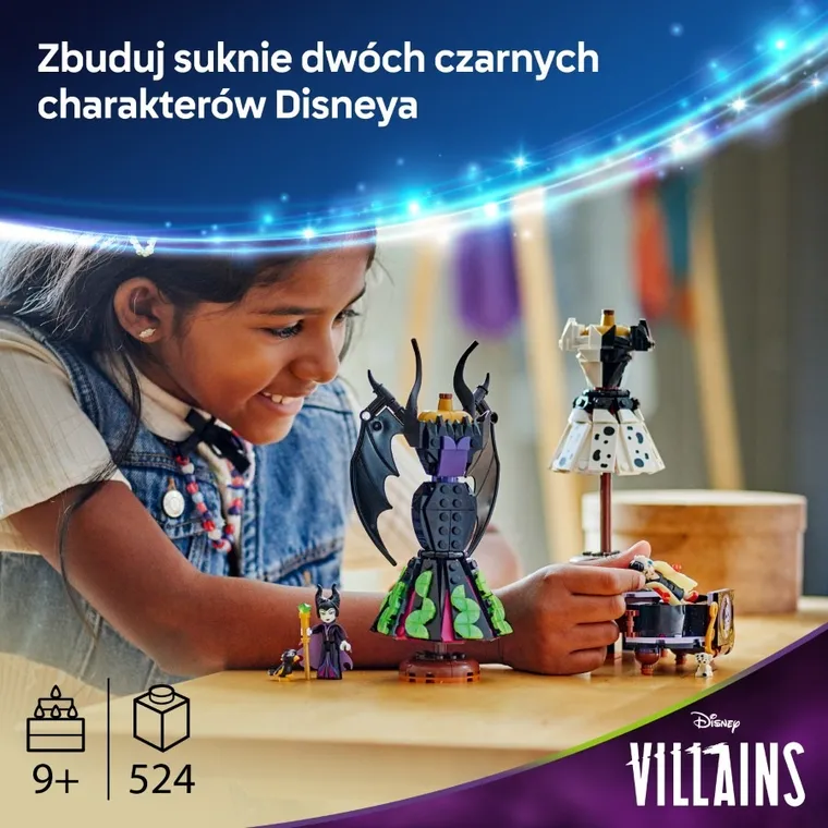 LEGO Disney, Suknie Diaboliny i Cruelli De Mon, 43262