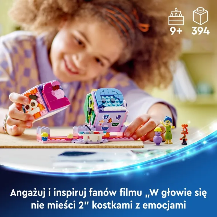 LEGO Disney, W głowie się nie mieści 2 - kostki z emocjami, 43248