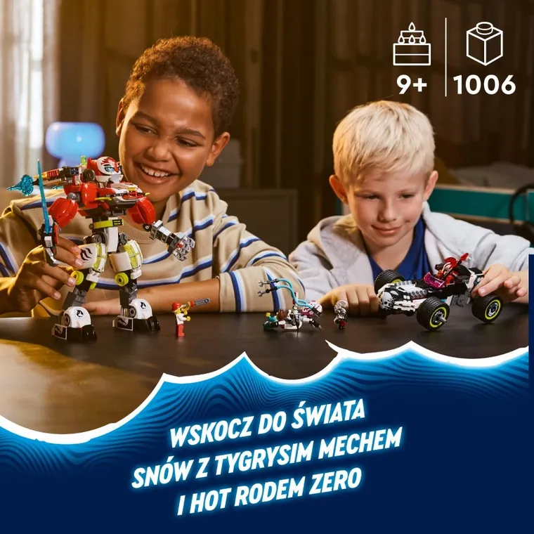 LEGO DREAMZzz, Tygrysi mech Coopera i hot rod Zero, 71497