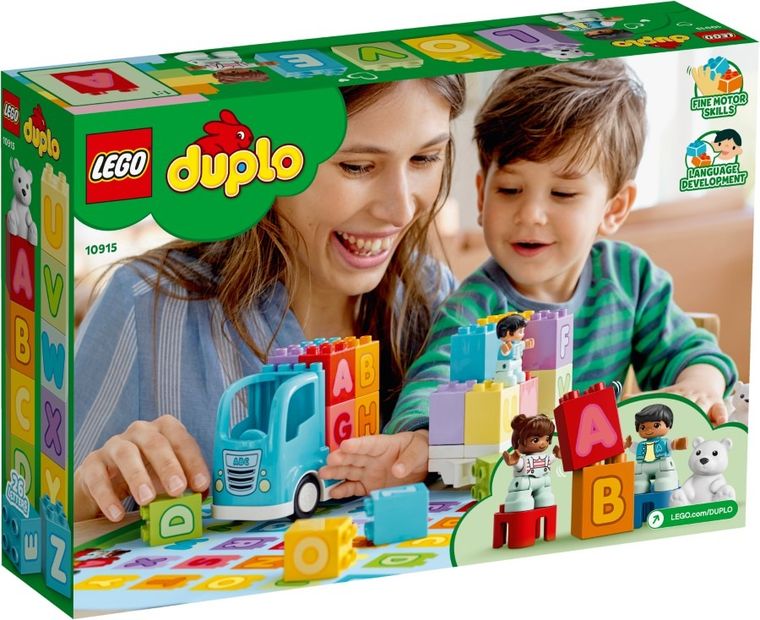 LEGO DUPLO, Ciężarówka z alfabetem, 10915