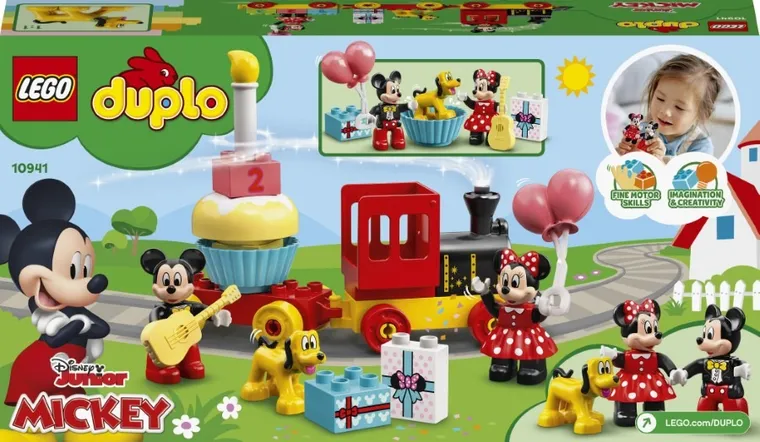 LEGO DUPLO Disney, Urodzinowy pociąg myszek Miki i Minnie, 10941
