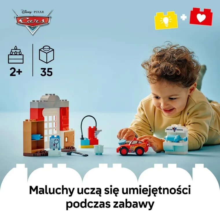 LEGO DUPLO Disney, Wizyta McQueena w warsztacie Wójta, 10456