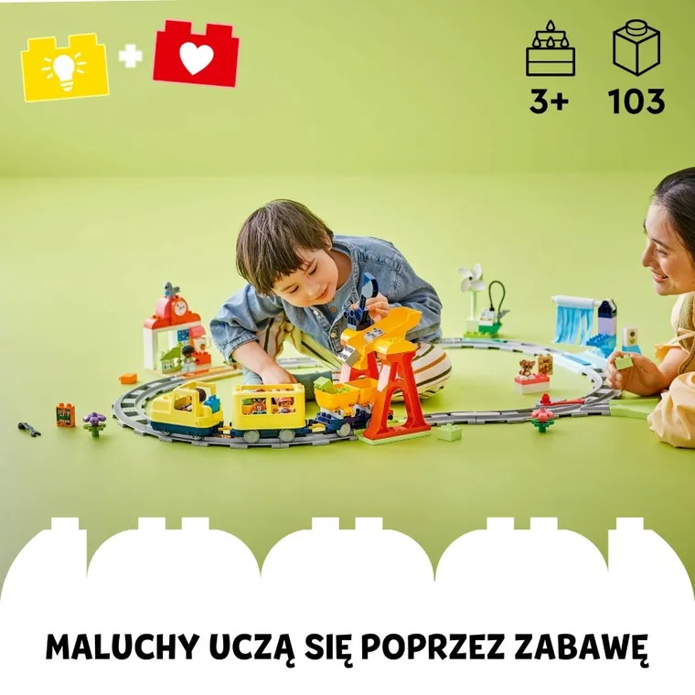 LEGO DUPLO, Duży interaktywny pociąg miejski, 10428