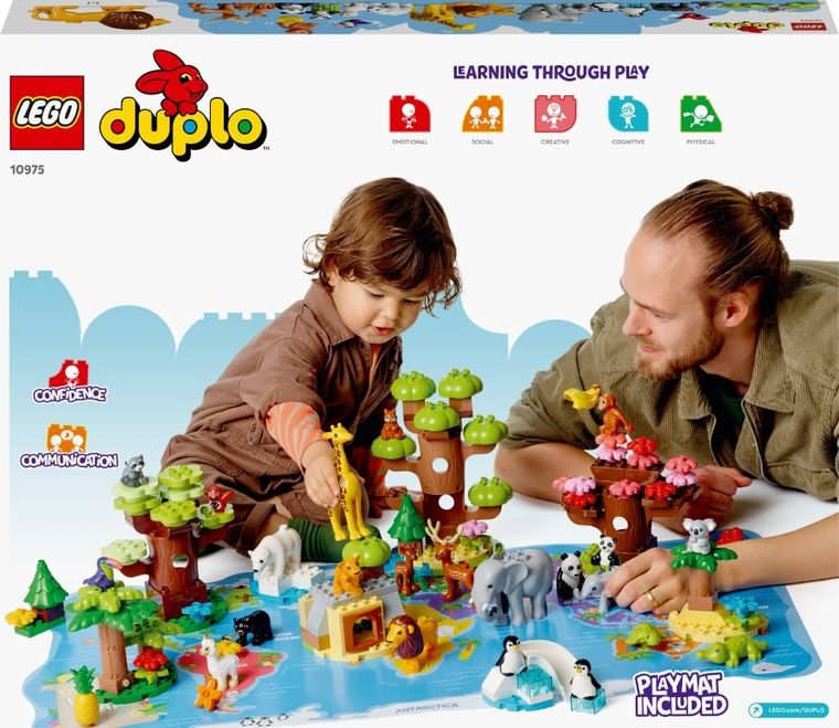 LEGO DUPLO, Dzikie zwierzęta świata, 10975