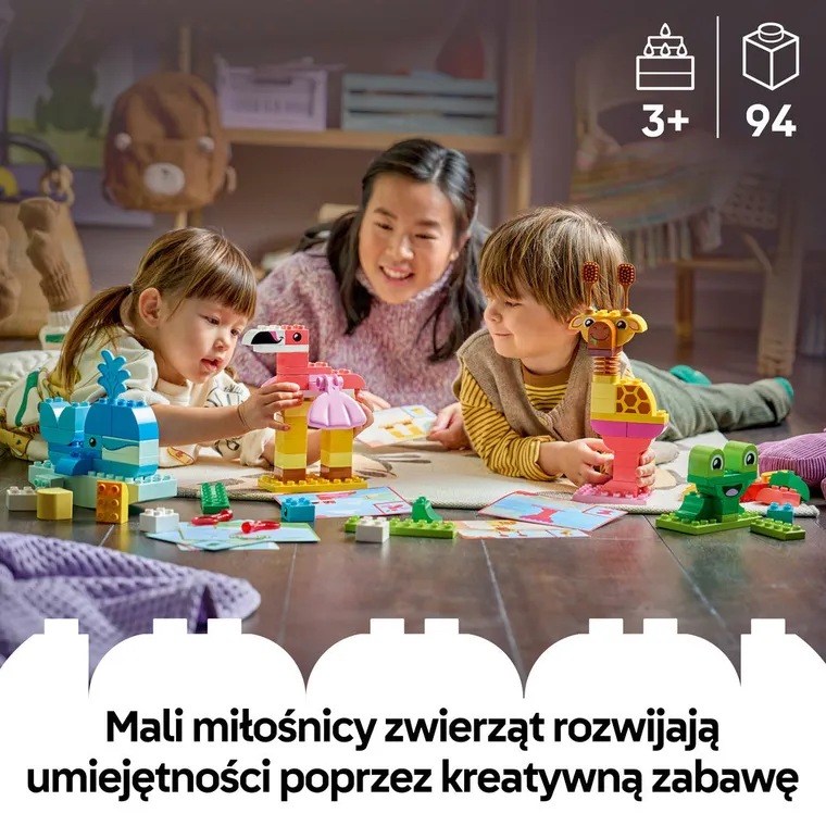 LEGO DUPLO, Gra w budowanie zwierzątek, 10472