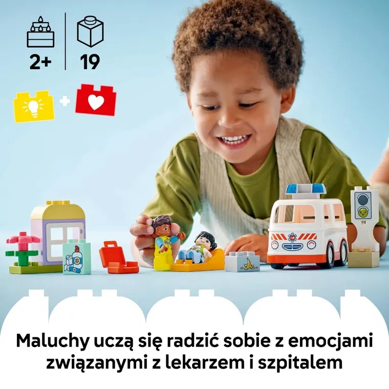 LEGO DUPLO, Karetka z kierowcą, 10447