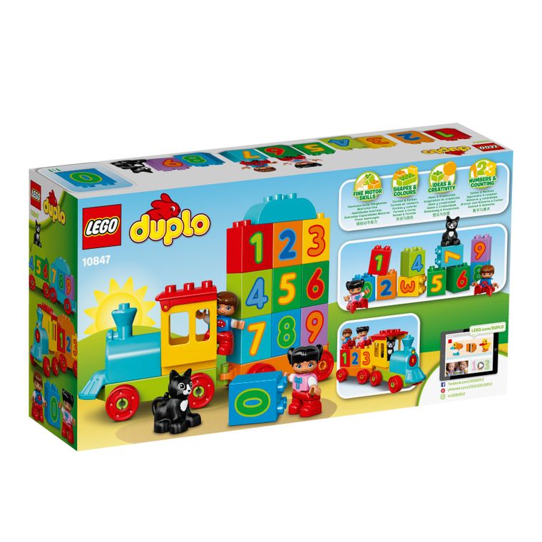 LEGO DUPLO, Pociąg z cyferkami, 10847