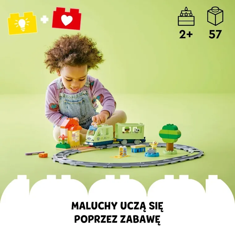 LEGO DUPLO, Przygoda z interaktywnym pociągiem, zabawka, 10427