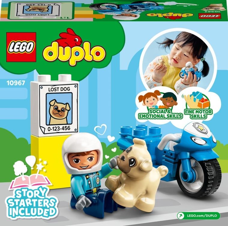 LEGO DUPLO, Rescue Motocykl policyjny, 10967