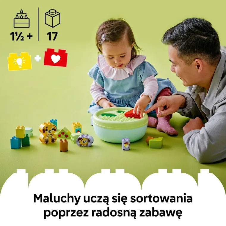 LEGO DUPLO, Sorter kształtów: dom szczeniaczków, 10441
