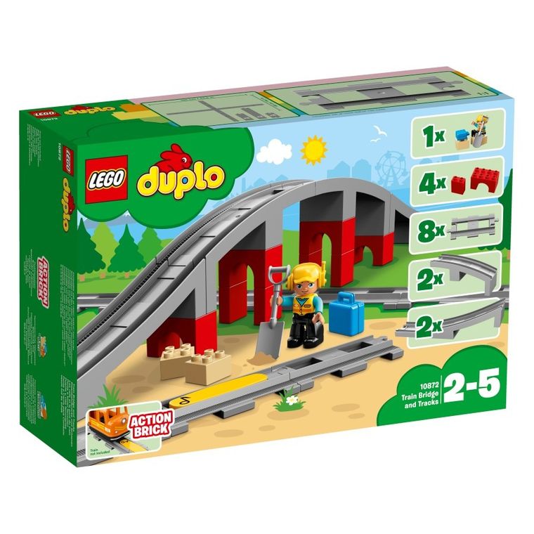 LEGO DUPLO, Tory kolejowe i wiadukt, 10872