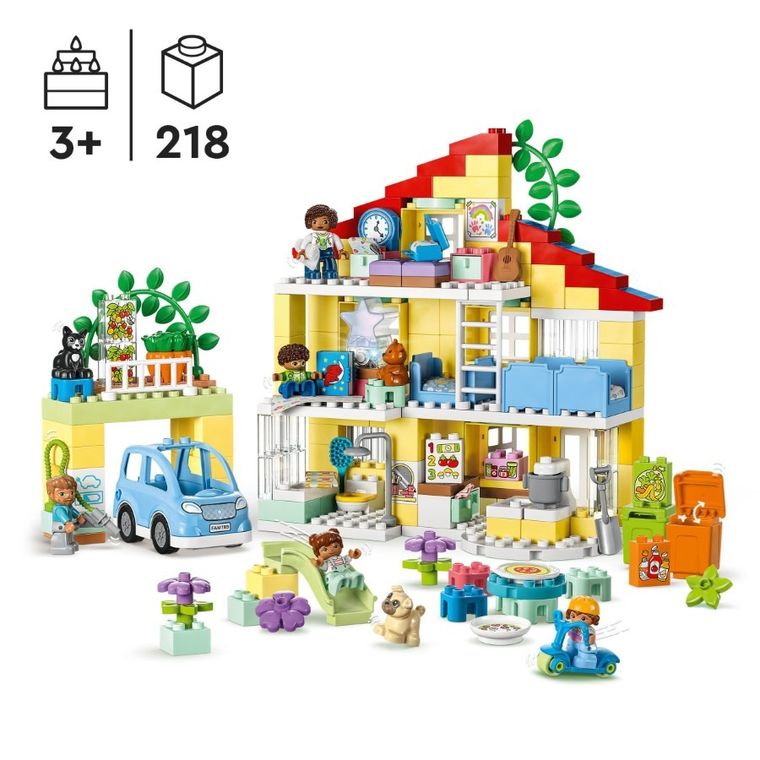 LEGO DUPLO Town, Dom rodzinny 3 w 1, 10994