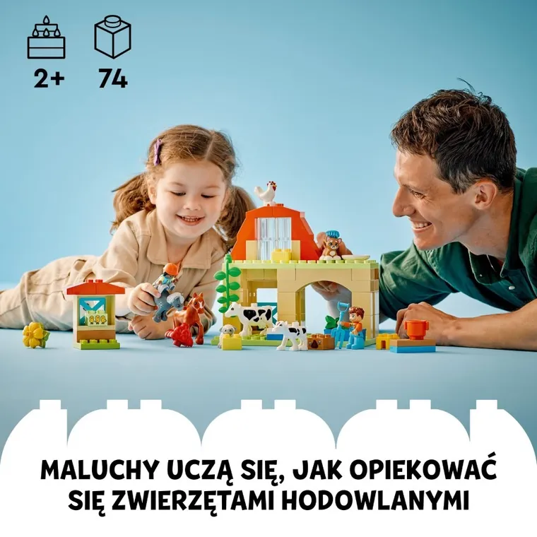 LEGO DUPLO Town, Opieka nad zwierzętami na farmie, 10416