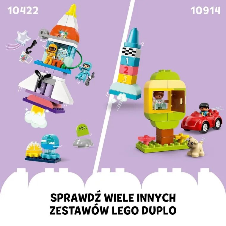 LEGO DUPLO Town, Przygoda w promie kosmicznym 3 w 1, 10422