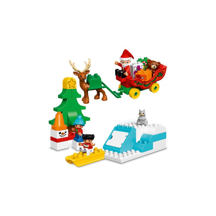 LEGO DUPLO, Zimowe ferie Świętego Mikołaja, 10837