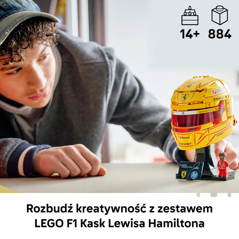 LEGO Editions, Kask Lewis Hamilton Scuderia Ferrari HP, 43022