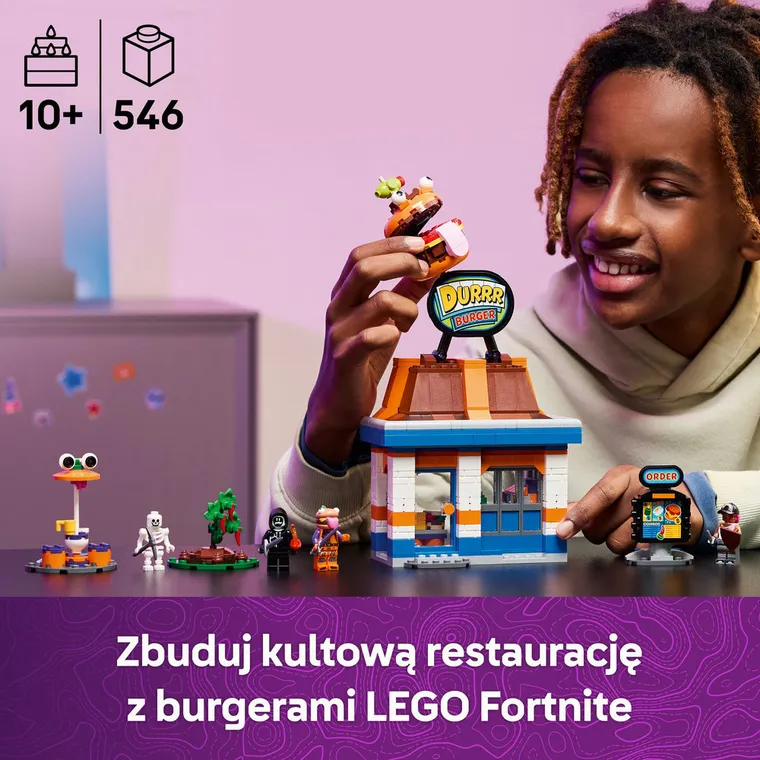 LEGO Fortnite, Restauracja Durrr Burgerownia, 77076