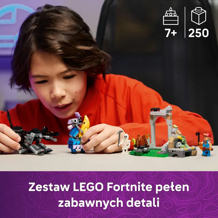 LEGO Fortnite, Skórek i Iskra oraz obóz, 77075
