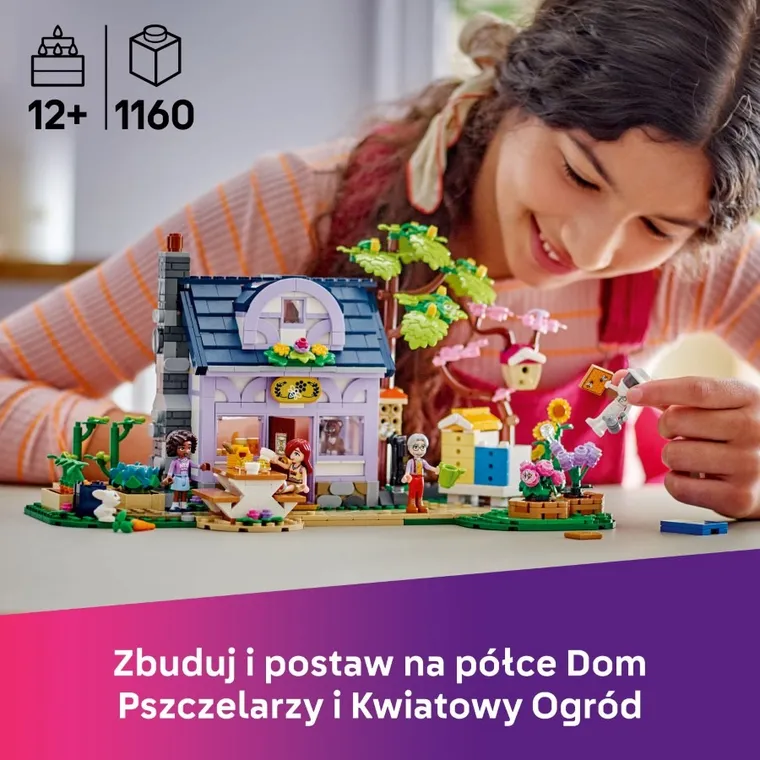 LEGO Friends, Dom pszczelarzy i kwiatowy ogród, 42669