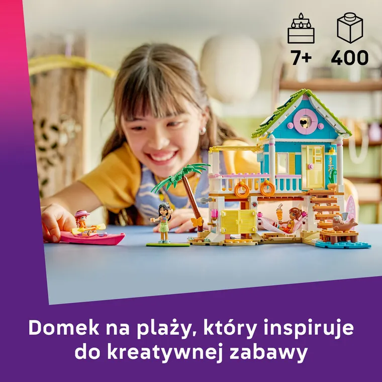 LEGO Friends, Domek na plaży z fokami, 42699