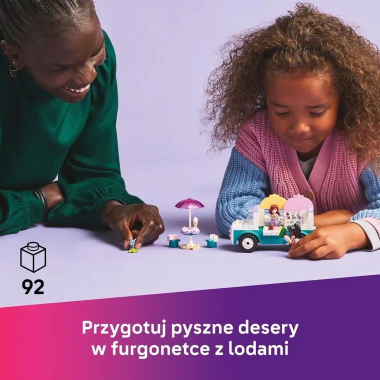 LEGO Friends, Furgonetka z lodami w mieście Heartlake, 42644
