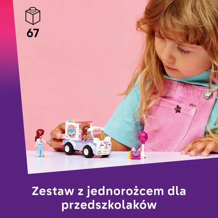 LEGO Friends, Jednorożcowa dostawa tortu, 42675