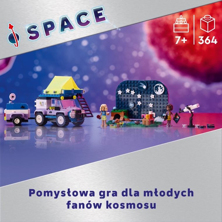 LEGO Friends, Kamper z mobilnym obserwatorium gwiazd, 42603