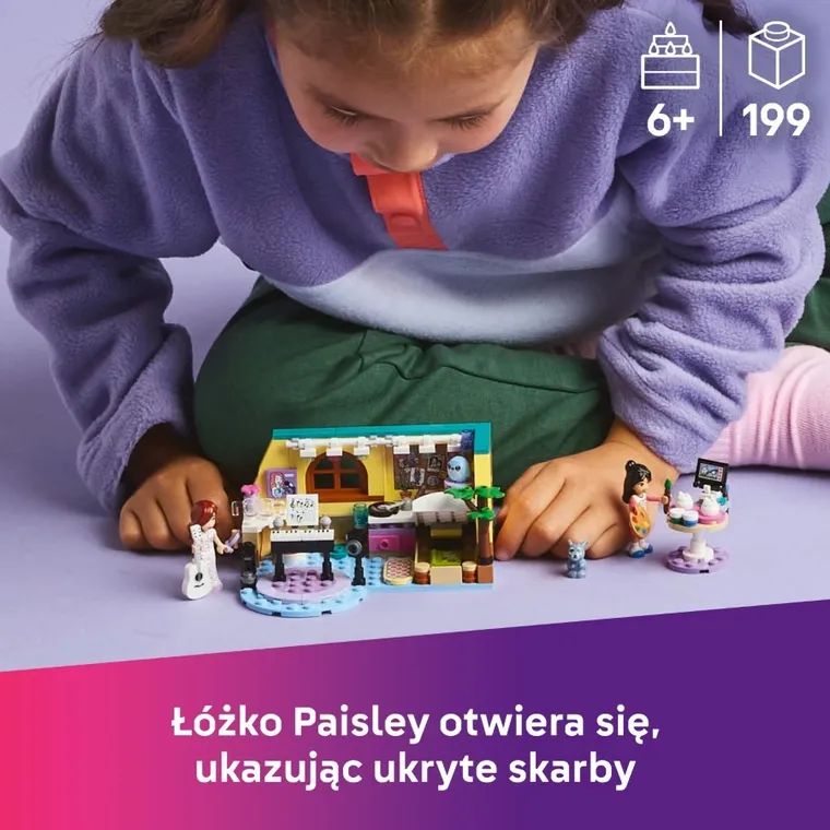 LEGO Friends, Pokój Paisley, 42647