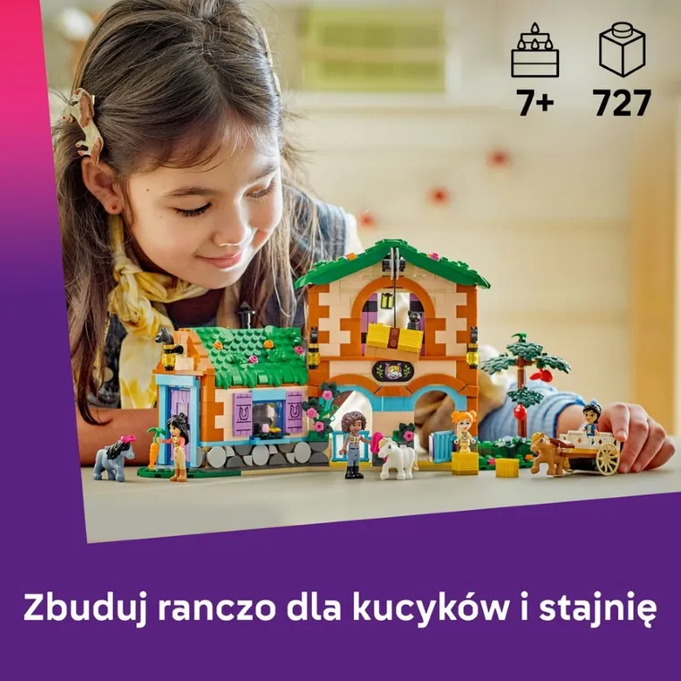 LEGO Friends, Ranczo kucyków i stajnia, 42654