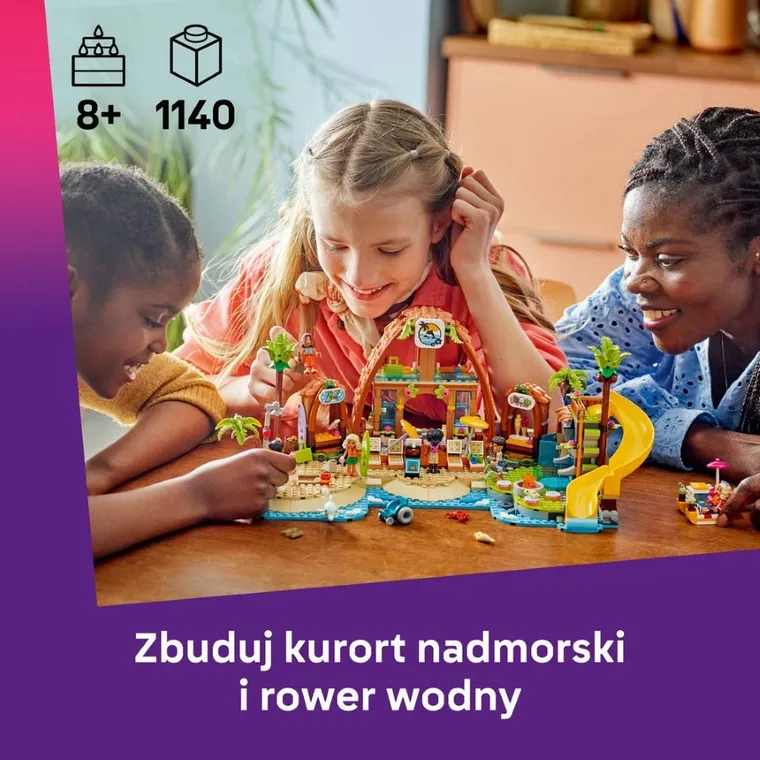 LEGO Friends, Rodzinne wakacje na plaży, 42673