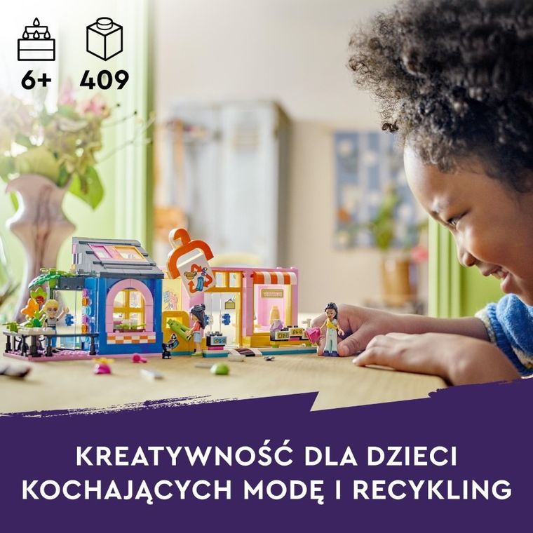 LEGO Friends, Sklep z używaną odzieżą, 42614