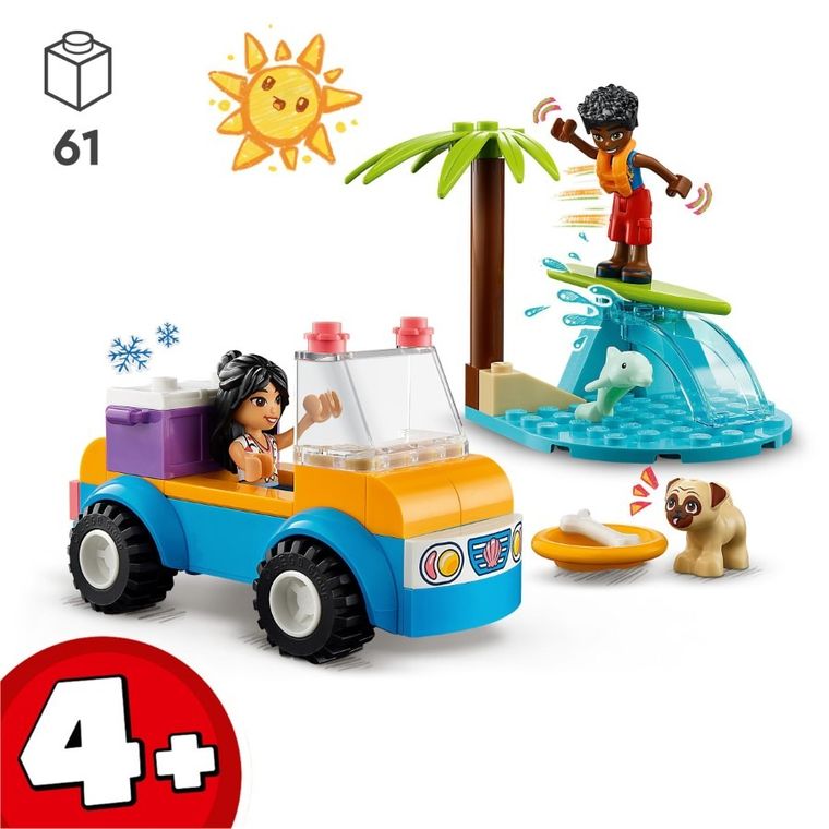 LEGO Friends, Zabawa z łazikiem plażowym, 41725