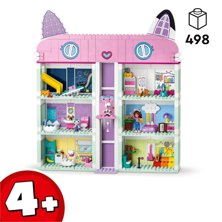 LEGO Gabby's Dollhouse, Koci domek Gabi, 10788