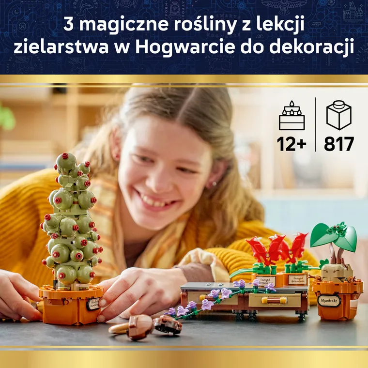 LEGO Harry Potter, Rośliny z lekcji zielarstwa w Hogwarcie, 76474