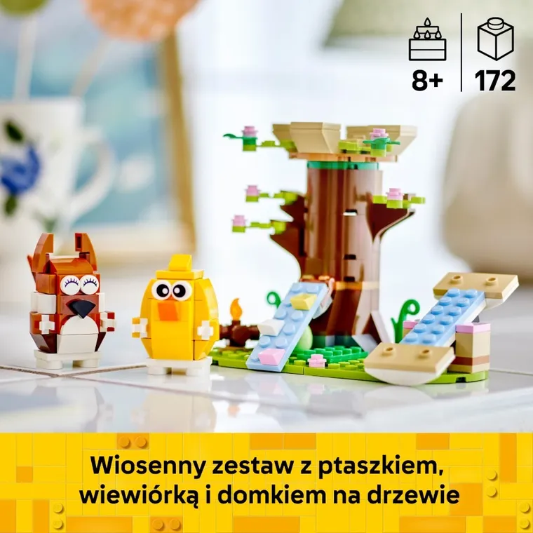 LEGO Iconic, Wiosenny plac zabaw dla zwierzątek, 40709
